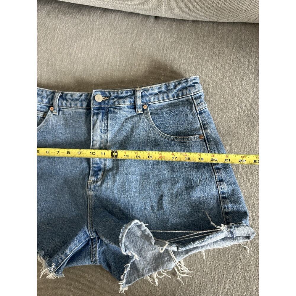 Revolve Abrad Denim Shorts 12 Blue Hi Rise 90’s
 Festival Y2K - Picture 13 of 13
